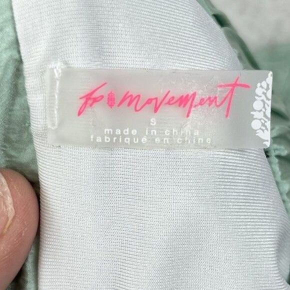 Free People Movement Shorts Womens S The Way Home Mint Green High Rise Lined - Picture 3 of 10